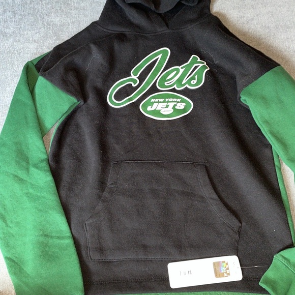 NFL New York Jets Girls' Fleece Hooded Sweatshirt - Picture 2 of 6